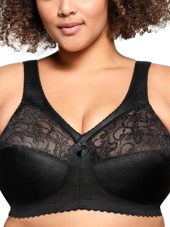 Glamorise Other - Glamorise ✨ 1000 Full Figure Plus Size MagicLift  Bra Wirefree 36C NWOT Black